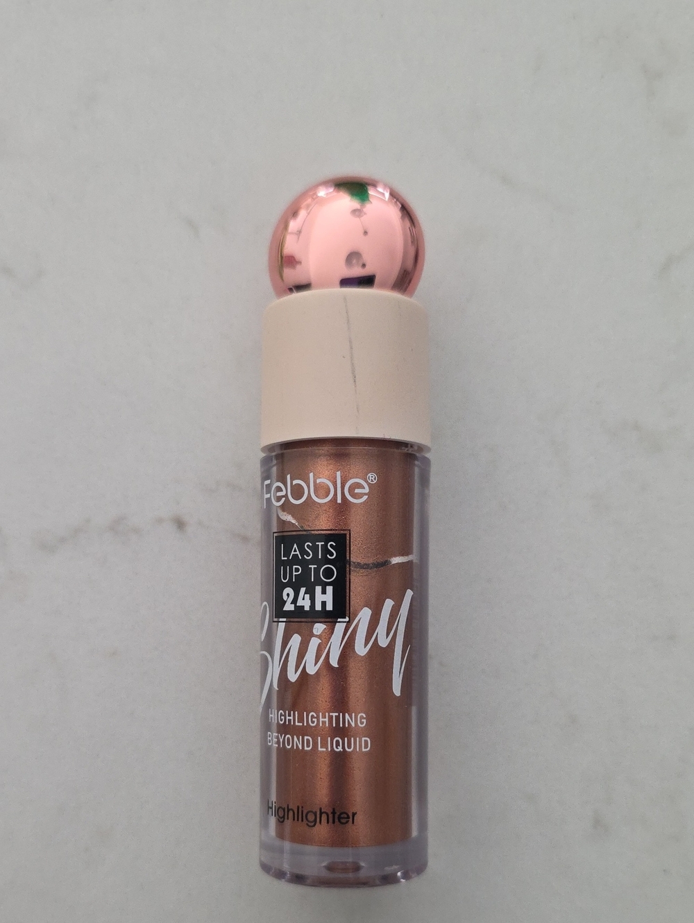 Shiny Highlighter - Warm Rose Gold